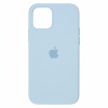 Силиконовый чехол для iPhone 12 mini (Сизый)