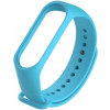 Силиконовый ремешок Noname для Xiaomi Mi Band 5 (Голубой)