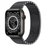 Умные часы Apple Watch Series 7 Edition GPS + Cellular, 45mm Space Black Titanium Case with Space Black Link Bracelet