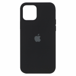 Силиконовый чехол для iPhone 12 Pro Max (Черный)