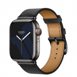 Умные часы Apple Watch Hermès Series 8 A2773 41мм Stainless Steel Case, Noir Single Tour (Стальной черный)