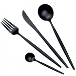 Набор столовых приборов Maison Maxx Modern Flatware Set (Черный)