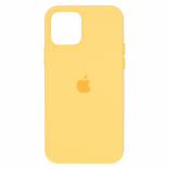 Силиконовый чехол для iPhone 12 mini (Желтый)