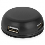 Универсальный USB 2.0 хаб 4-Port Defender Quadro Light (Черный)
