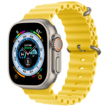 Умные часы Apple Watch Ultra A2859 49 мм Titanium Case Yellow  Ocean Band (Титановый желтый)