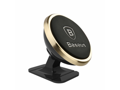 Автомобильный магнитный держатель Baseus SUGENT-NT0V для телефона (Золотистый) фото 1