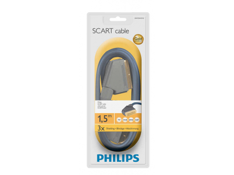 Кабель Scart-Scart Philips SWV7541W/10 1.5м. фото 2
