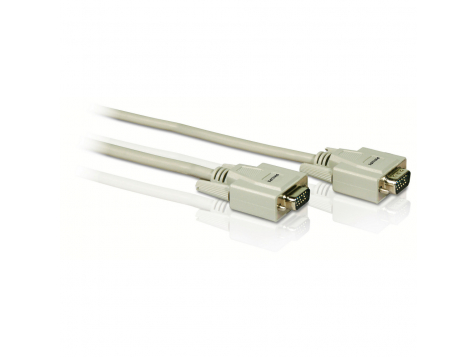 Кабель VGA-VGA Philips SWV2713W/10 3.0м (Белый) фото 2
