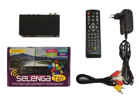 Приставка для цифрового ТВ Selenga T40 (DVB-T2/DVB-C) фото 4