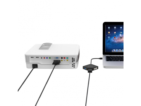 Переходник Orico Mini DisplayPort to HDMI+DVI+VGA Adapter (DMP-HDV3S) фото 4