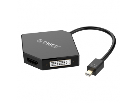 Переходник Orico Mini DisplayPort to HDMI+DVI+VGA Adapter (DMP-HDV3S) фото 1