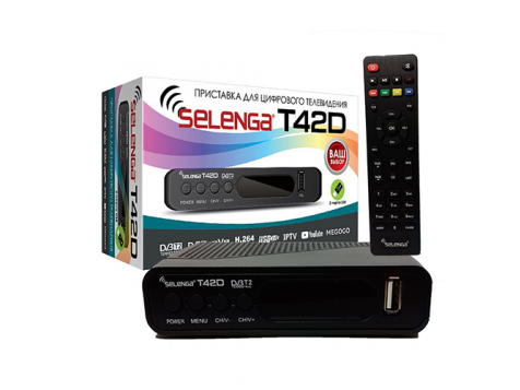 Приставка для цифрового ТВ Selenga T42D (DVB-T2/DVB-C) фото 4
