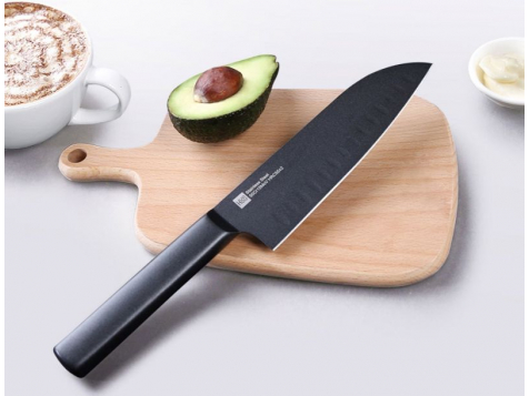 Набор ножей Xiaomi Huo Hou Heat Knife Set 2шт. (Черные) фото 3