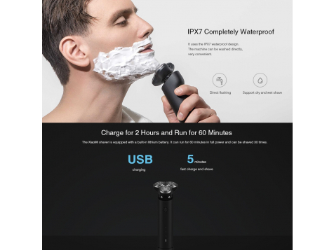 Электробритва Xiaomi Mijia Rotary Electric Shaver фото 4