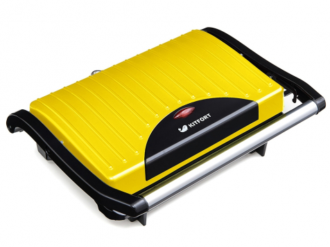Бутербродница Kitfort КТ-1609 Panini Maker (Желтая) фото 1