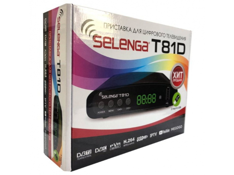 Приставка для цифрового ТВ Selenga T81D (DVB-T2/DVB-C) фото 1