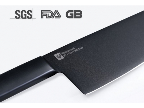 Набор ножей Xiaomi Huo Hou Heat Knife Set 2шт. (Черные) фото 4