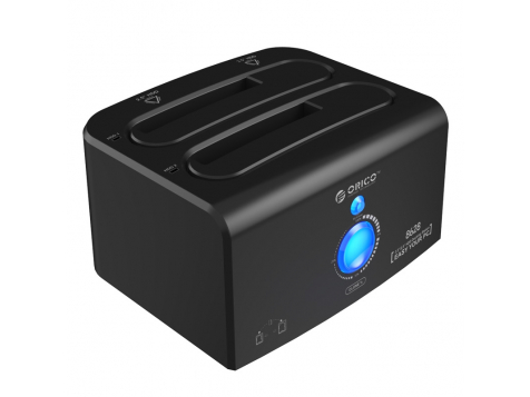 ORICO 2.5 &amp; 3.5 inch USB3.0 &amp; eSATA with 1 to 1 Clone External Hard Drive Dock (8628SUS3-C) фото 1
