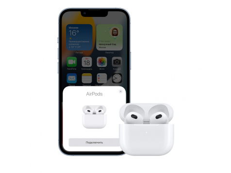 Беспроводные наушники Apple AirPods 3 (Белые) фото 5