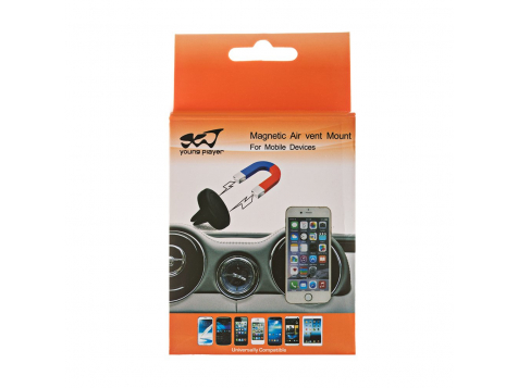 Магнитный  держатель для авто Young Player Air Vent Mount на дефлектор обдува (Черный)  фото 1