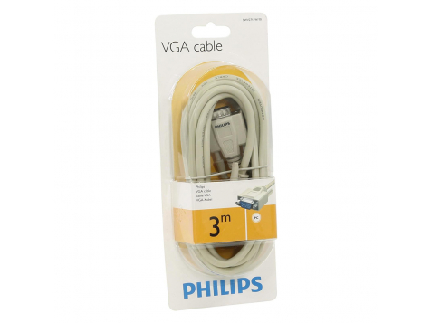 Кабель VGA-VGA Philips SWV2713W/10 3.0м (Белый) фото 1