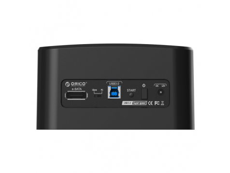 ORICO 2.5 &amp; 3.5 inch USB3.0 &amp; eSATA with 1 to 1 Clone External Hard Drive Dock (8628SUS3-C) фото 4