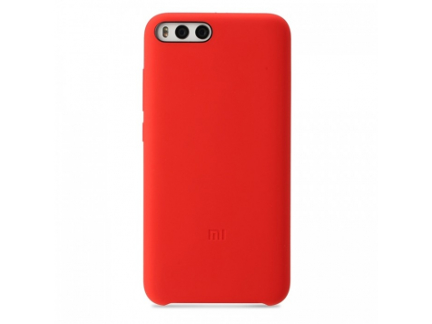 Защитный силиконовый кейс для Xiaomi Mi6 Красный (Оригинальный) фото 1