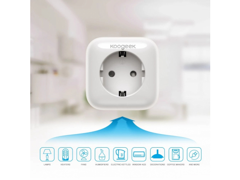 Умная Wi-Fi розетка Koogeek P1EU (Белая) фото 3