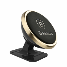 Автомобильный магнитный держатель Baseus SUGENT-NT0V для телефона (Золотистый)
