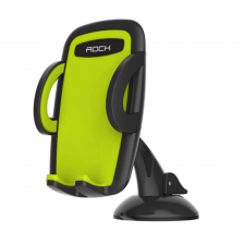 Автомобильный держатель для телефона Rock Deluxe Windshield Phone Holder (Зеленый)