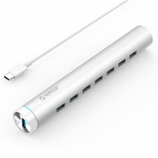 ORICO Aluminum 4 Port USB3.0 Hub, Expand for Cellphone, Laptop, Desktop and Other Devices (ARH4-U3)